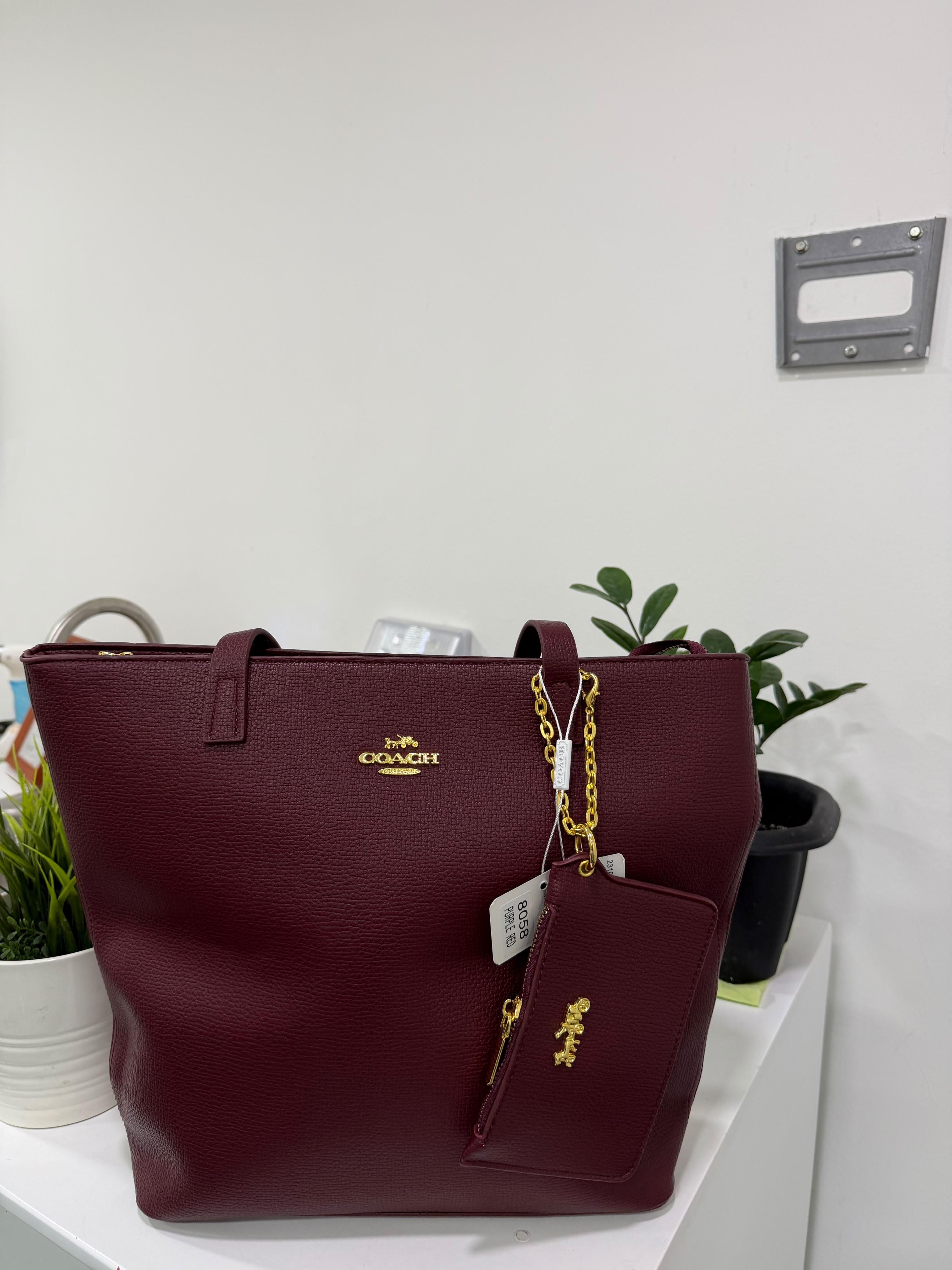 Coach Tote Vino con Pouch